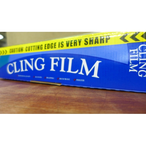 3032 - 2 Kirkland Signature Cling Film (34.5Cm/400M) and 2 Kirkland Signature Foil (30Cm X 200M)   (327-646... 