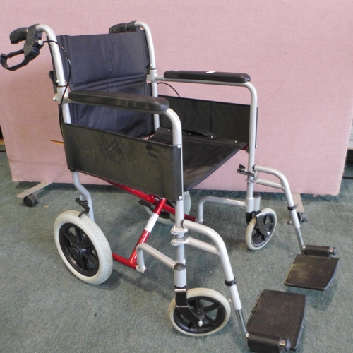 3049 - Access Folding Wheelchair          (327-259 )  * This lot is subject to VAT