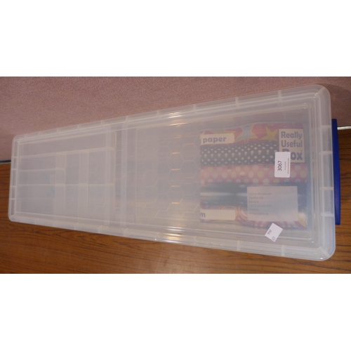 3067 - 2x Really Useful Wrapping Paper Boxes     (327-301 )  * This lot is subject to VAT