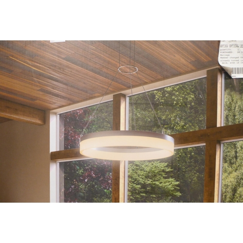 3069 - Artika Optical Led Pendant Ceiling Light   - This lot requires a UK adaptor      (327-104 )  * This ... 