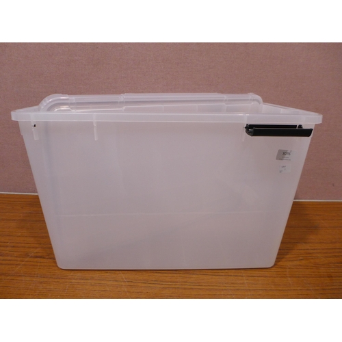 3076 - Iris 70L Storage Box       (327-442 )  * This lot is subject to VAT