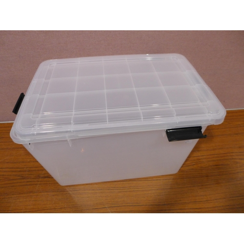 3076 - Iris 70L Storage Box       (327-442 )  * This lot is subject to VAT