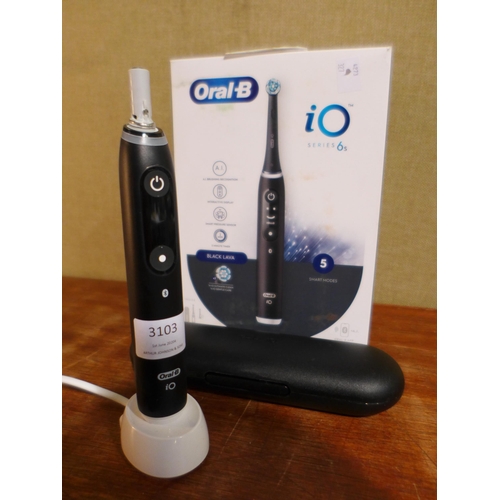 3103 - Oral-B Io6S Toothbrush - Device Only    - This lot requires a UK adaptor        (327-376 )  * This l... 