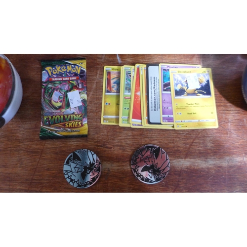 3107 - 2 mixed Packs Of Pokemon Accessories inc cards   (327-372 )  * This lot is subject to VAT