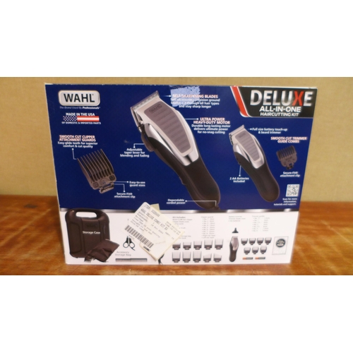 3108 - Wahl Deluxe Hair Clipper Combi Kit   - This lot requires a UK adaptor     (327-98 )  * This lot is s... 