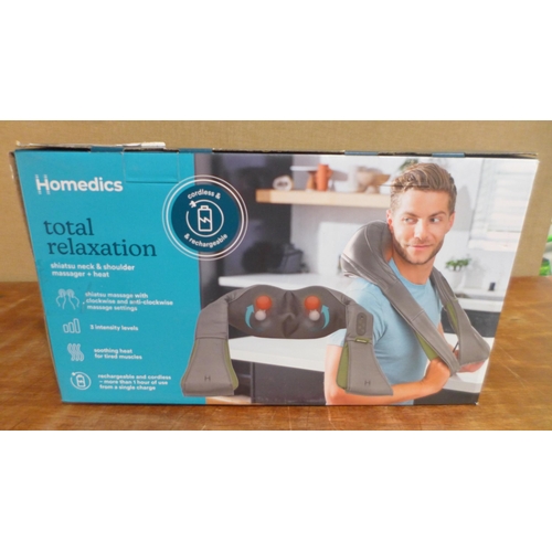 3111 - Homedics Neck and  shoulder Massager   - This lot requires a UK adaptor      (327-90 )  * This lot i... 