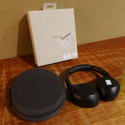 3127 - Sony Wireless Headphones - Model Whxb910Nb.Ce7   - This lot requires a UK adaptor   (327-470 )  * Th... 