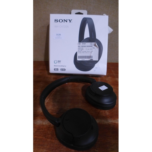 3128 - Sony Wireless headphones - Model WH-CH720N - this lot requires a UK adaptor  * This lot is subject t... 