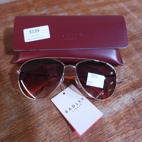 3139 - Radley Ladies Sunglasses With Case  (327-13 )  * This lot is subject to VAT