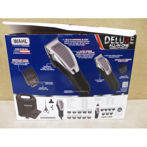 3161 - Wahl Deluxe Hair Clipper Combi Kit   (327-640 )  * This lot is subject to VAT