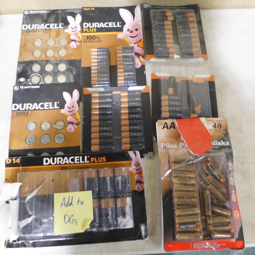 3168 - A Quantity of Duracell Batteries  - Mixed Sizes   (327-305,650,651,655,660,661,663,665, )  * This lo... 