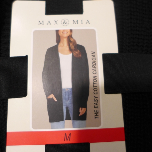 3190 - Quantity of women’s Max & Mia Black Cardigans- mixed sizes. * This lot is subject to vat