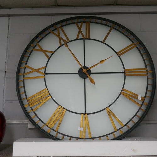1425 - An illuminated extra large Westminster clock