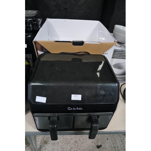 3429 - Sur La Table Double Air Fryer  (320-102/914) *This lot is subject to VAT