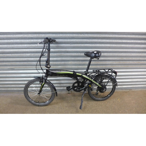 2149 - An aluminium framed Carrera Crosscity E folding electric bike- no charger - a/f