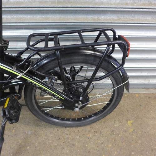 2149 - An aluminium framed Carrera Crosscity E folding electric bike- no charger - a/f