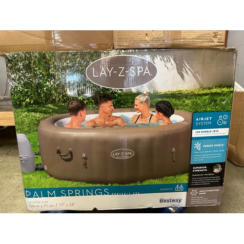 1560 - Lay-Z-Spa Inflatable Hot Tub With Cover, Original RRP £208.33 + VAT (4202-21) *This lot is subject t... 