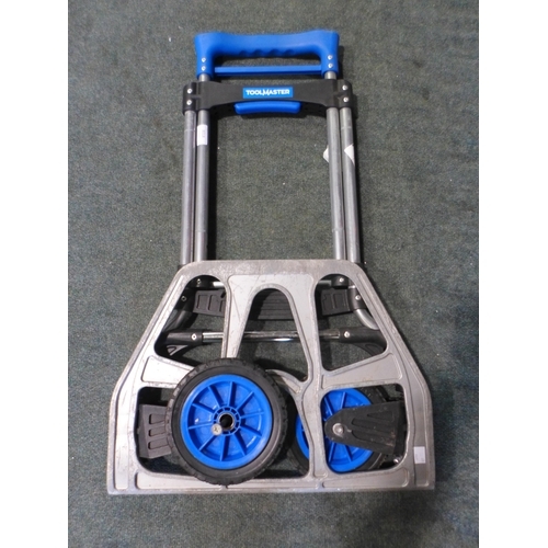 3018 - Toolmaster Folding Hand Truck - Damaged Wheel     (327-262 )  * This lot is subject to VAT