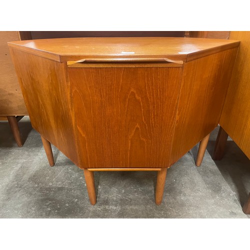 92 - A Danish teak single door side cabinet