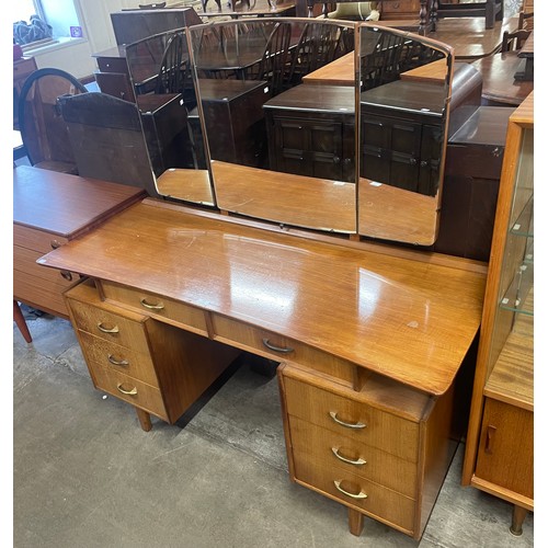 121 - A teak dressing table