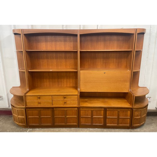 122 - A Nathan teak wall unit