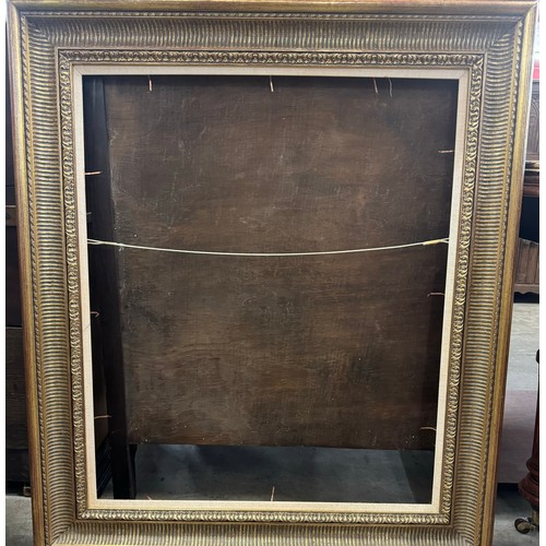 443 - A large gilt framed mirror