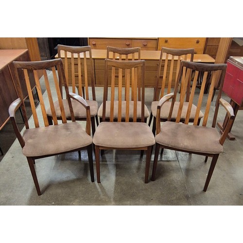 25 - A set of eight G-Plan Fresco teak dining chairs