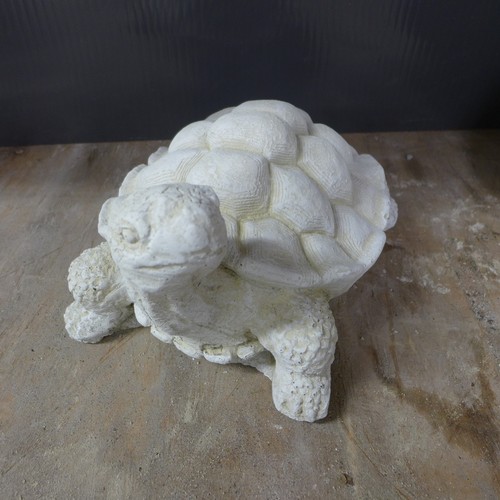 2336A - A stone effect concrete tortoise