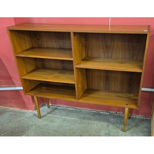 48 - A teak open bookcase