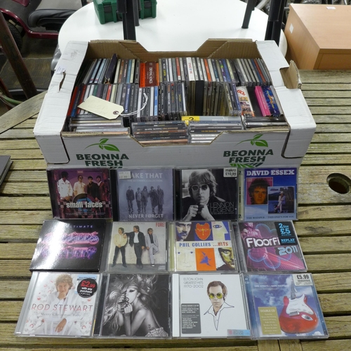 2230 - A box of approx 100 assorted CDs