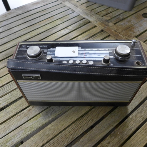 2243 - Two Roberts R707 4 band transistor radios