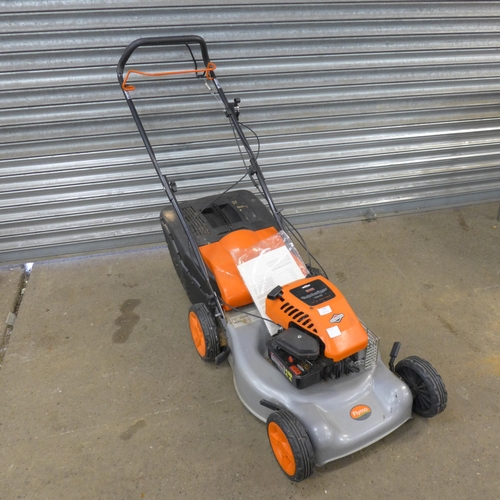 2368 - A Flymo 946SP self propelled petrol lawn mower with a Briggs and Stratton Quicksilver 46SD engine