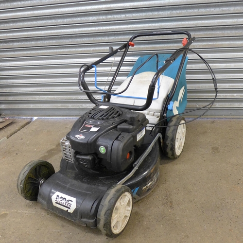 2369 - A Mac Allister self propelled petrol lawn mower model MPRM 46SP with Briggs & Stratton 500E series e... 