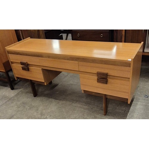 76 - A teak desk