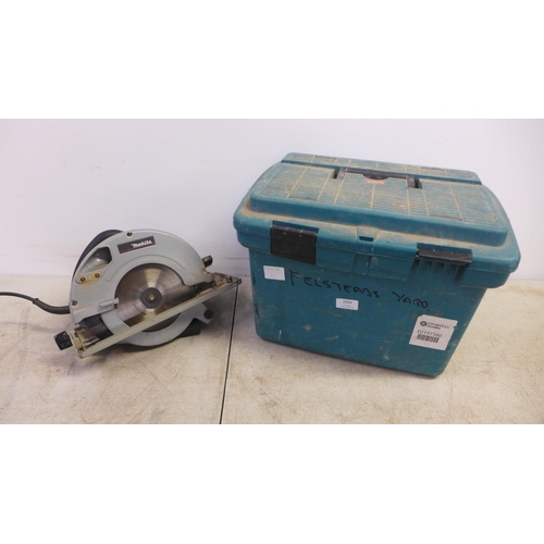 A Makita 5703R 110v circular power saw boxed