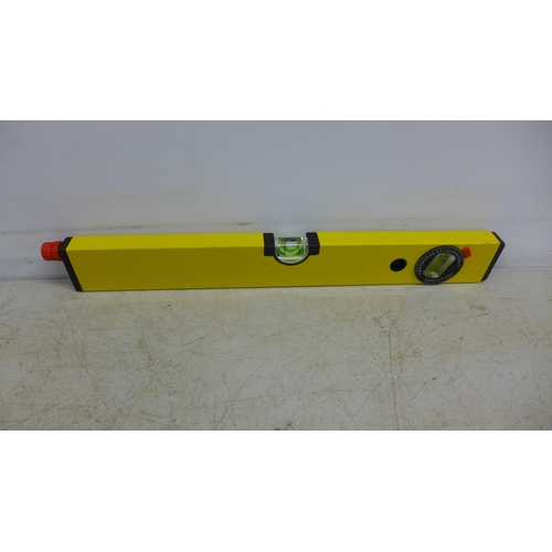 2012 - A Power Master laser level kit including a telescopic tripod stand, a laser spirit level, safety gog... 