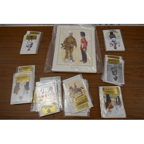 2189 - 100+ assorted military prints and 50+ assorted military postcard sets