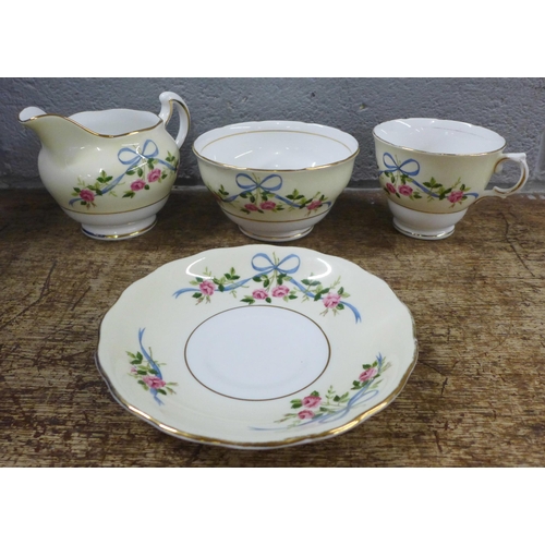 1007 - A collection of china, part Colclough tea ware, Crown Devon drainer, etc. **PLEASE NOTE THIS LOT IS ... 