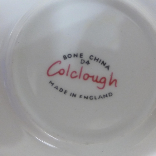 1007 - A collection of china, part Colclough tea ware, Crown Devon drainer, etc. **PLEASE NOTE THIS LOT IS ... 