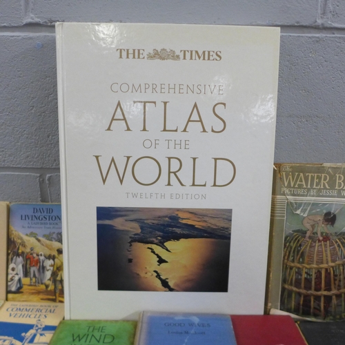 1010 - The Times Atlas of The World, Ladybird books, The Water Babies, Bibles, etc. **PLEASE NOTE THIS LOT ... 