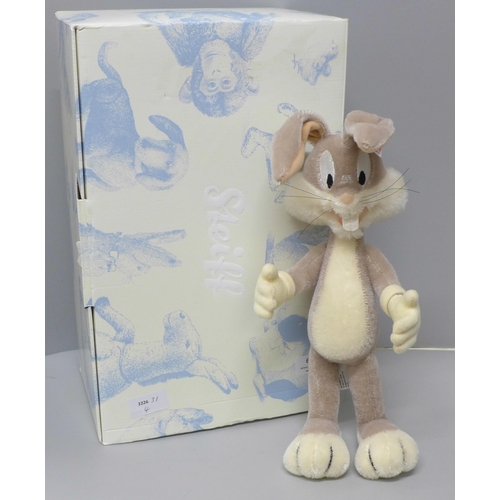 607 - A Steiff Bugs Bunny Limited Edition stuffed toy, No. 1093/2000