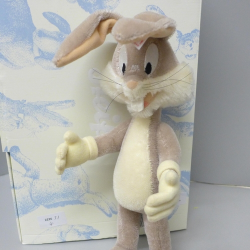 607 - A Steiff Bugs Bunny Limited Edition stuffed toy, No. 1093/2000