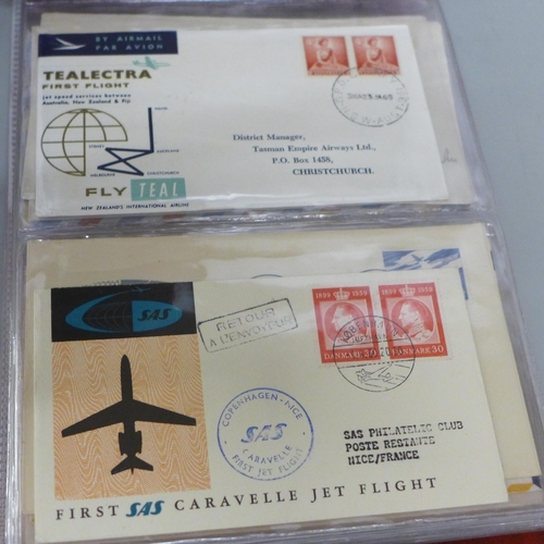 628 - An album of first flight covers, 1929 onwards (50)