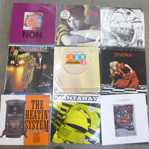 668 - Eighteen LP records from 1980s and 1990s including The Smiths, The Waterboys, U2, etc.