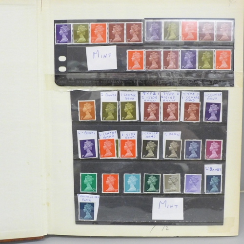 683 - Duplicated stock of mint pre-decimal machins in stock book