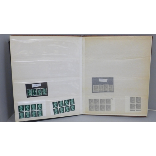 683 - Duplicated stock of mint pre-decimal machins in stock book