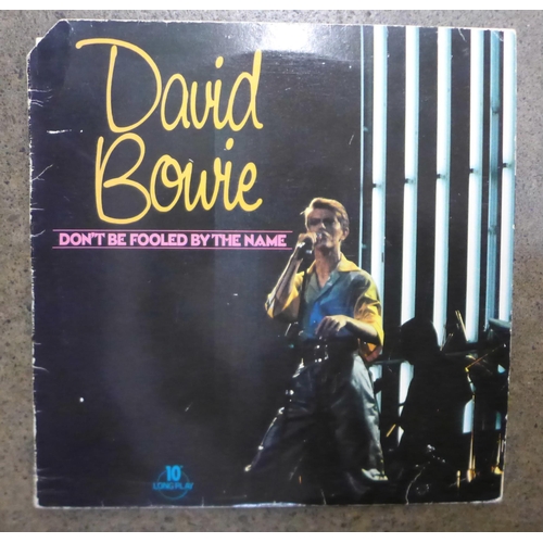 758 - Twelve David Bowie LP records and 12