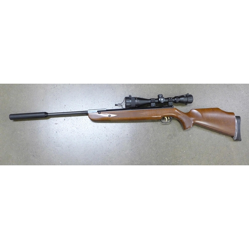 798 - A Weihrauch HW95 0.177 calibre air rifle with scope