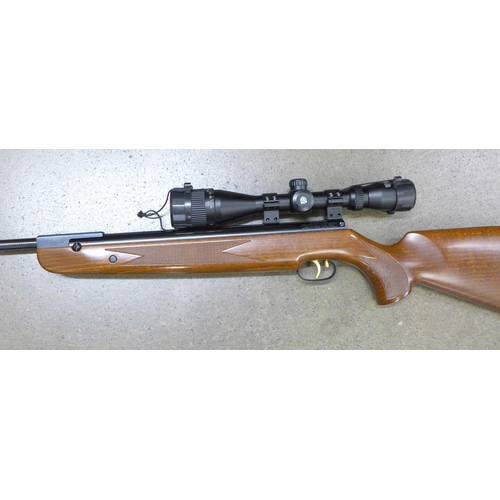 798 - A Weihrauch HW95 0.177 calibre air rifle with scope