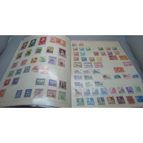 809 - Stamps; a file of mint and used China stamps